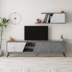 Tavoline Televizori Fine – Retro Grey – Carrara